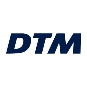 DTM Blau auf weiss